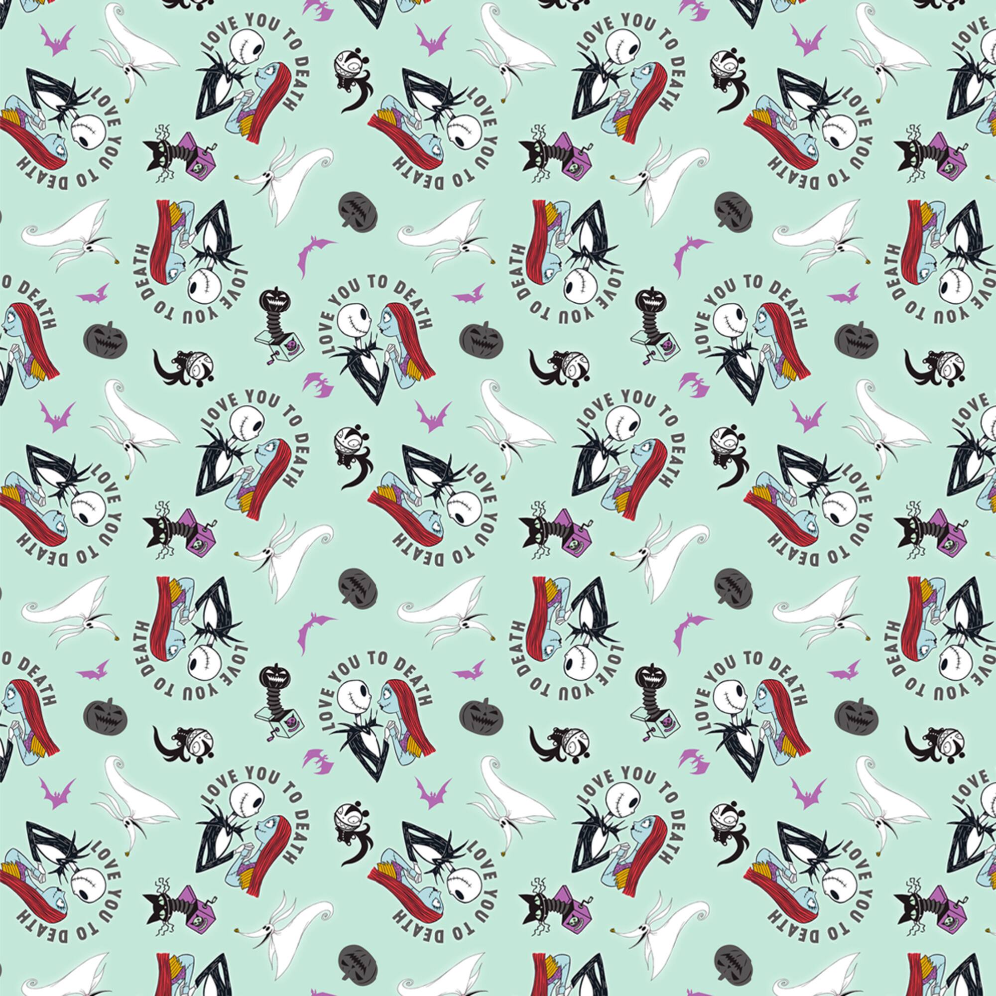 Disney® Nightmare Before Christmas Love You to Death Cotton Fabric